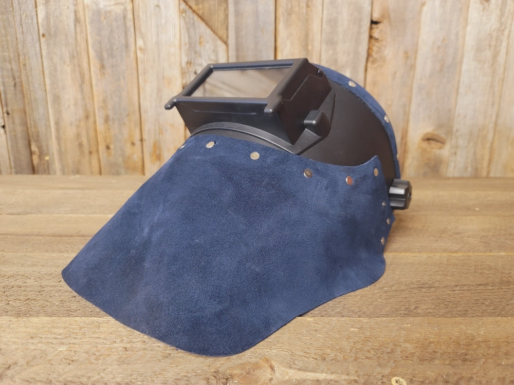 Outlaw Leather - Welding Hood - Navy Suede