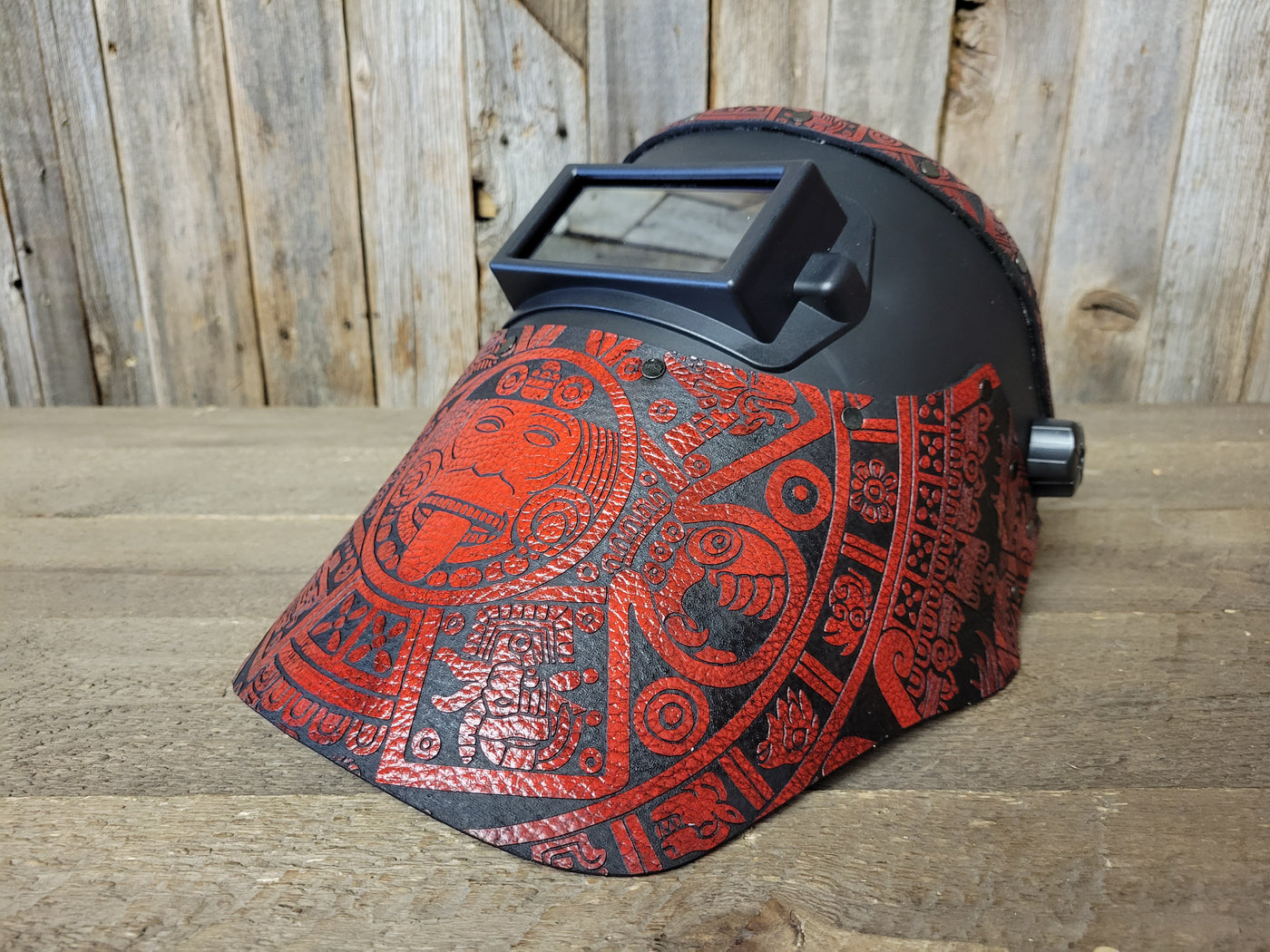 Outlaw Leather Welding Hood Aztec