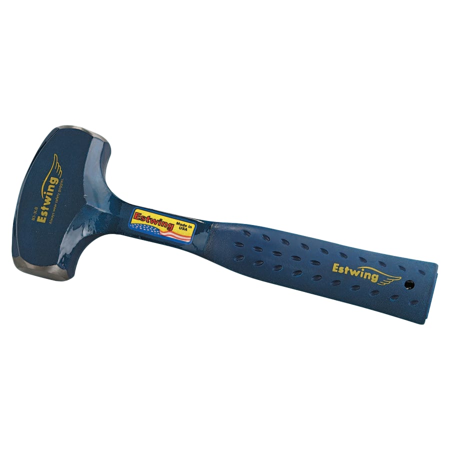 Estwing Drilling Hammer, 3 lb, 11 in L, Straight Steel Handle