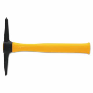 Plastic Handle Chipping Hammer, LPHHC, 11.75 in, 18 oz Head, Cross Chisel and Pick