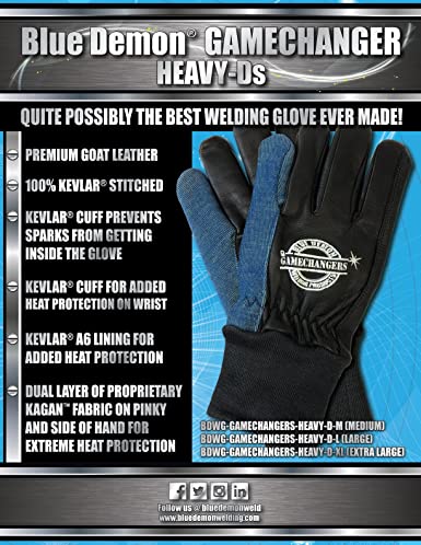 Blue Demon Gamechangers Heavy D's Welding Gloves