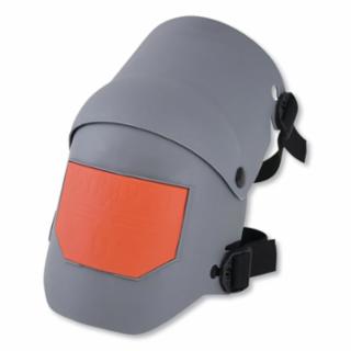 KneePro Ultra Flex III Knee Pads, Elastic Straps w/Quik-Snap Clips, Grey/Org