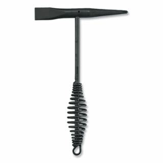 Chipping Hammer, 12 in L, Cone and Chisel, Black, 7.6 in Steel Head
