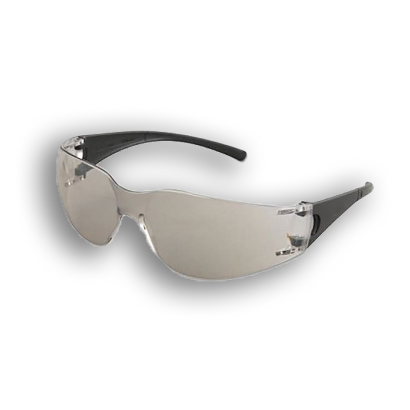 Bomber Eyewear - BUZZ Safety Polarized Silver Mirror Crystal