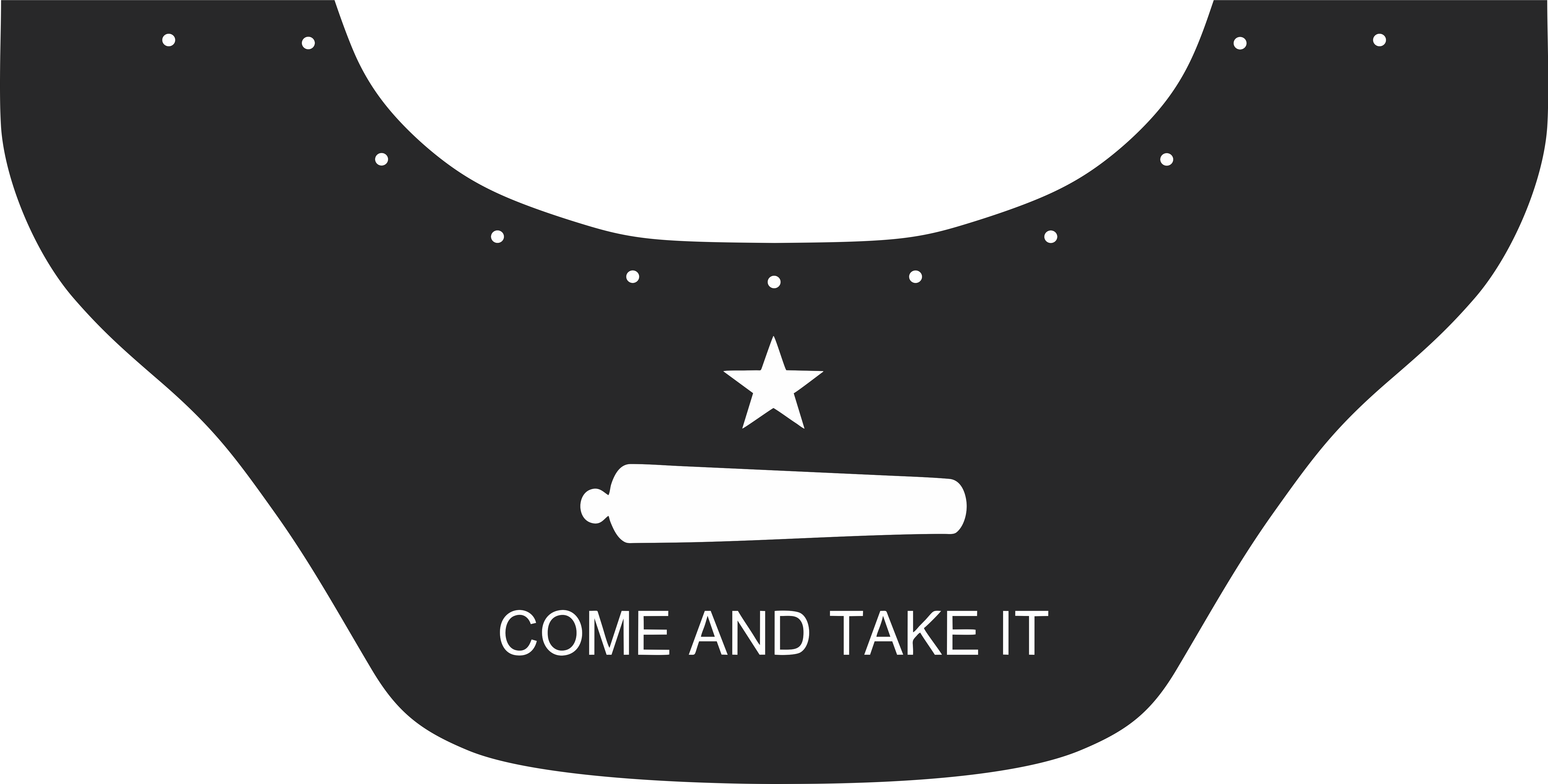 Battle Of Gonzales Bottom Bib  by Outlaw Leather