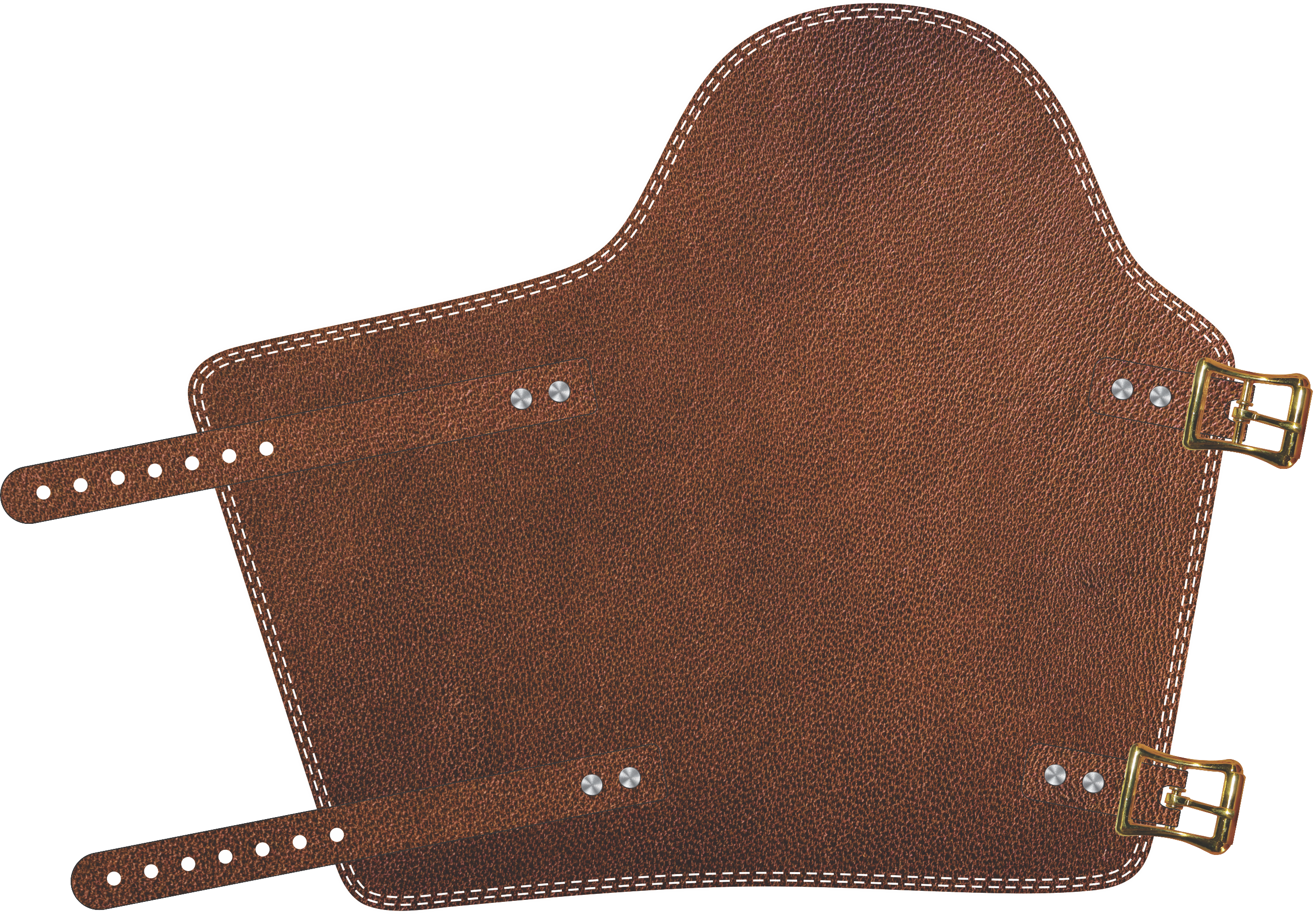 Lightweight Brown Armpad  by Outlaw Leather