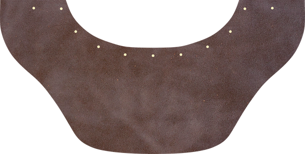 Brown Suede Bottom Bib  by Outlaw Leather