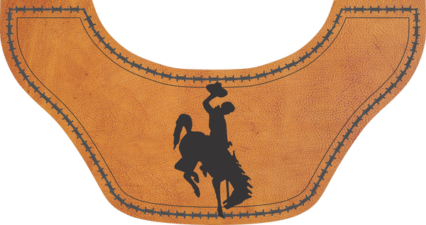 Wyoming Bucking Cowboy  by Outlaw Leather