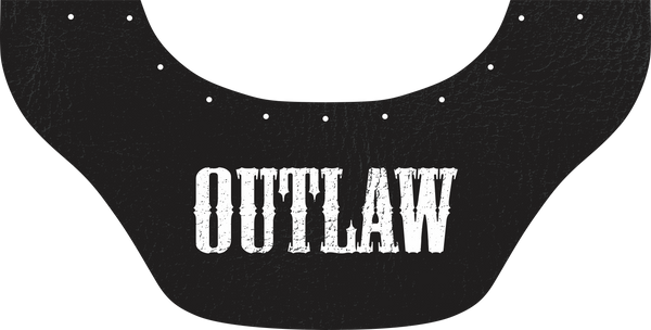 Custom Name Bottom Bib  by Outlaw Leather