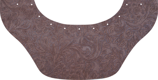 Floral Brown Bottom Bib  by Outlaw Leather