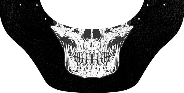 Skull Mouth Bottom Bib  by Outlaw Leather