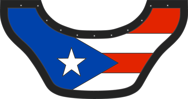 Puerto Rico Flag Bib  by Outlaw Leather