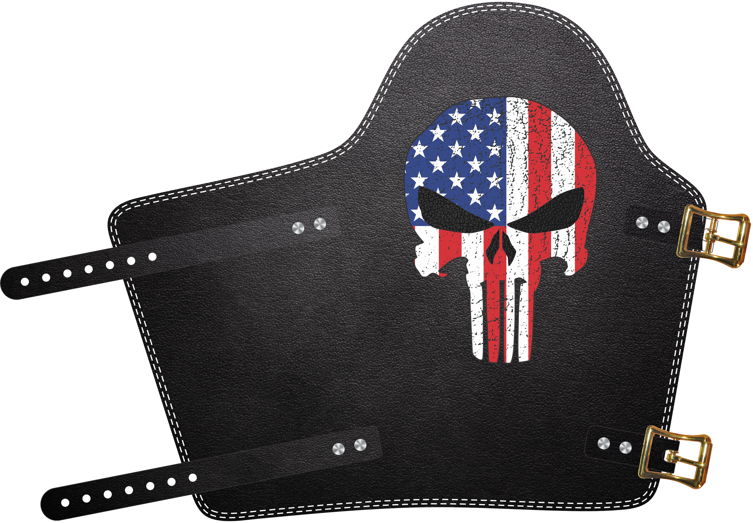 Punisher/USA Armpad  by Outlaw Leather