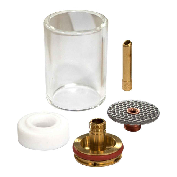 CK WORLDWIDE D4GS418LD Gas Saver Kit, 1/8", Glass Cup, 4 Series Large Diameter