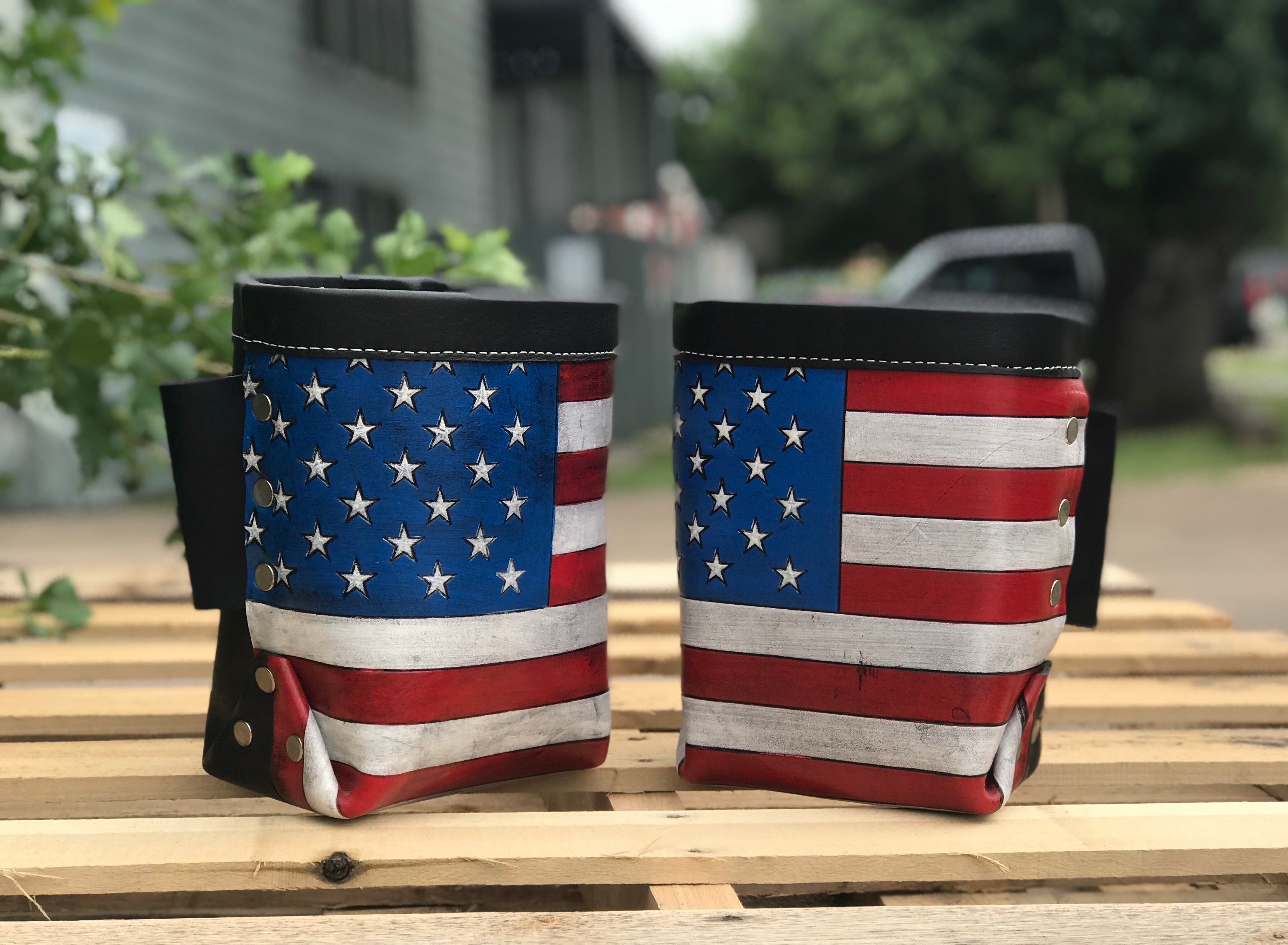 American Bolt Bags (Set of two)  by Outlaw Leather