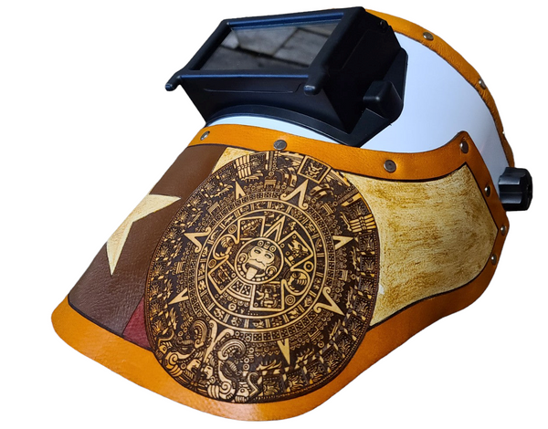 Outlaw Leather - Welding Hood - Texas/Aztec Brown