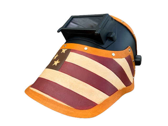 Outlaw Leather - Welding Hood - USA- brown