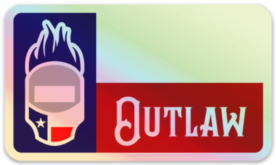 4OL- Texas Outlaw Sticker